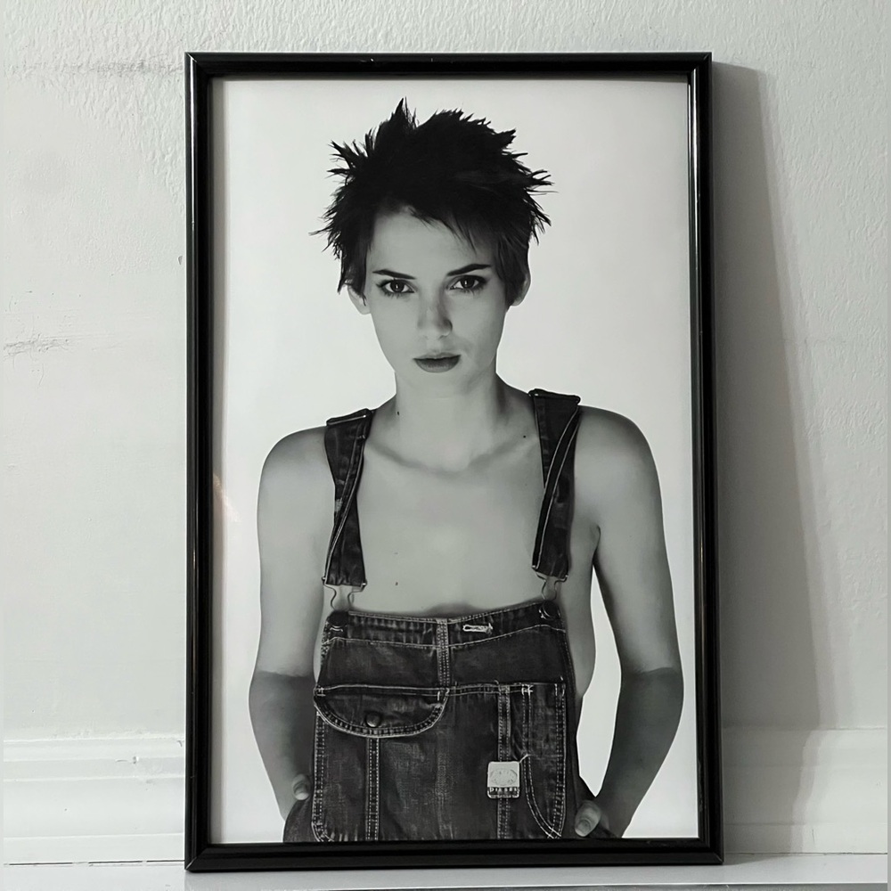 Winona Ryder Pinup Girl Poster